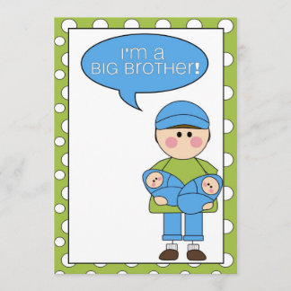 soy invitación de un hermano mayor (hermanos gemel