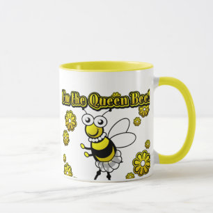 ¡Soy la abeja reina! taza