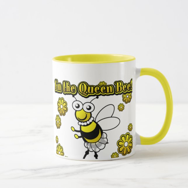 ¡Soy la abeja reina! taza (Derecha)