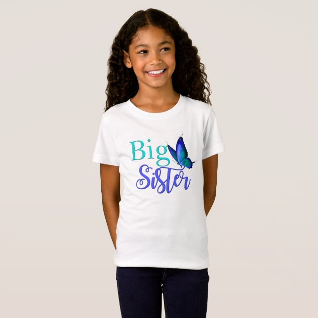 Soy la camisa de la hermana grande con la mariposa (Anverso completo)