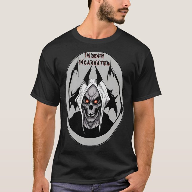 Soy la camiseta de Grim Reaper con la pena de muer (Anverso)