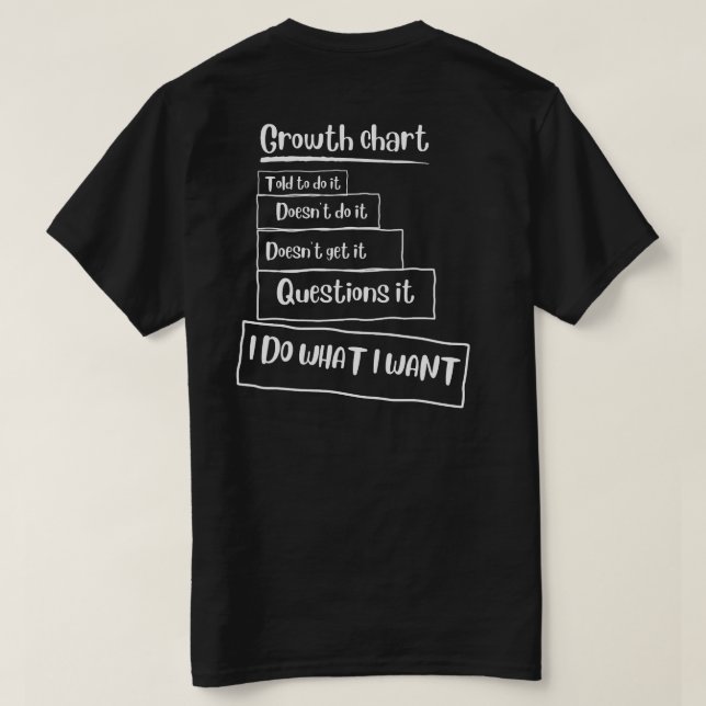 Soy la camiseta de Grown (Reverso del diseño)