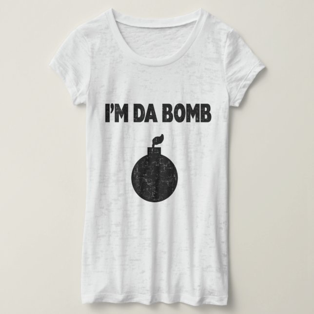 Soy la camiseta de la bomba (Anverso del diseño)