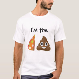 Soy la camiseta de la emoji del pooper del fiesta