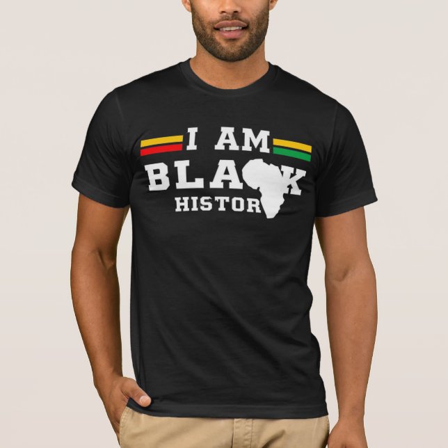 Soy la camiseta de la historia negra (Anverso)