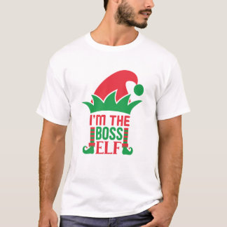 Soy la camiseta de los Navidades de Elf, jefe Elf.