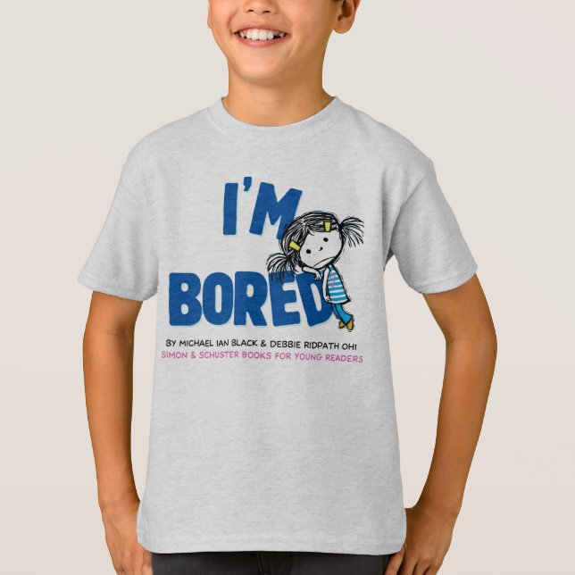 Soy la camiseta de los niños ABURRIDOS, parte (Anverso)