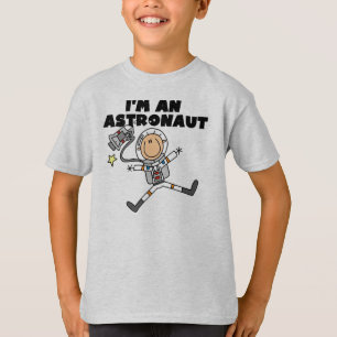 Soy la camiseta de un niño del astronauta