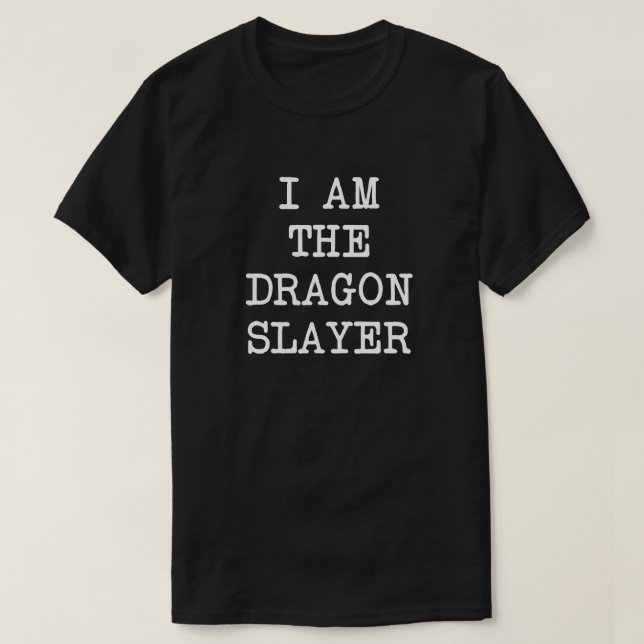 soy la camiseta del asesino del dragón (Diseño del anverso)