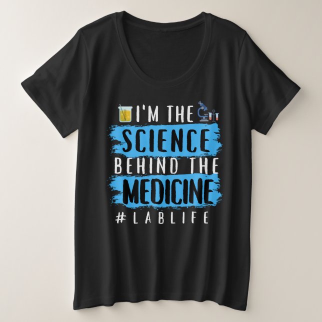 SOY LA CIENCIA DETRÁS DE LA MEDICINA #LABLIFE (Anverso del diseño)