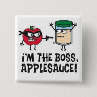 ¡Soy la compota de manzanas de Boss! Botón