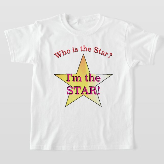 "¡Soy la Estrella!" Camiseta (Distribución)
