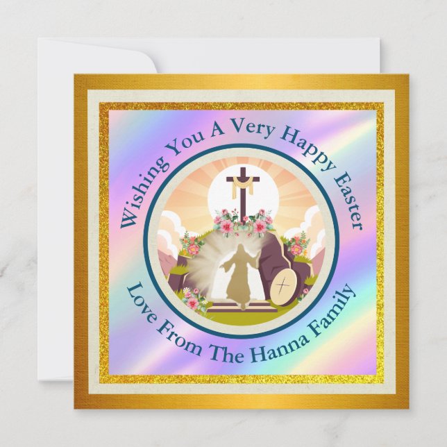 Soy la resurrección y la vida tarjeta postal (Anverso)