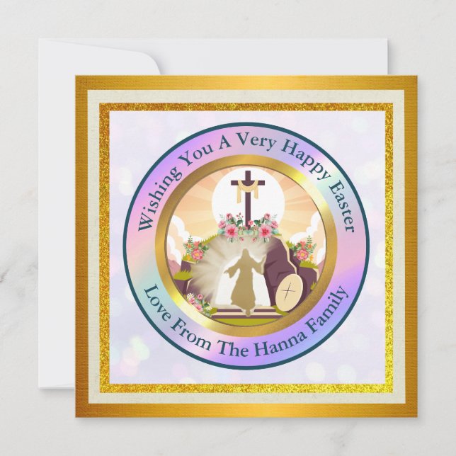 Soy la resurrección y la vida tarjeta postal (Anverso)