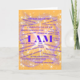 Soy la tarjeta de felicitación de gloria de Shekin