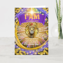 Soy La Tarjeta De Saludo Del León De Judá