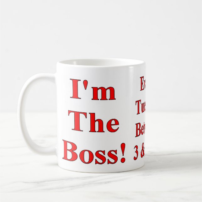 Soy la taza de café de Boss (Izquierda)