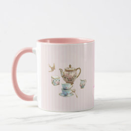 Soy la Taza de Café Inspirada en Té – Rosa y Monog