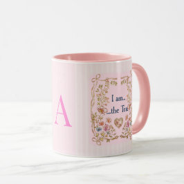 Soy la Taza de Café Inspirada en Té – Rosa y Monog