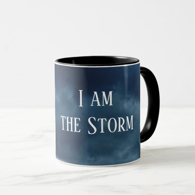 Soy la taza Drinkware de la tormenta (Anverso derecho)