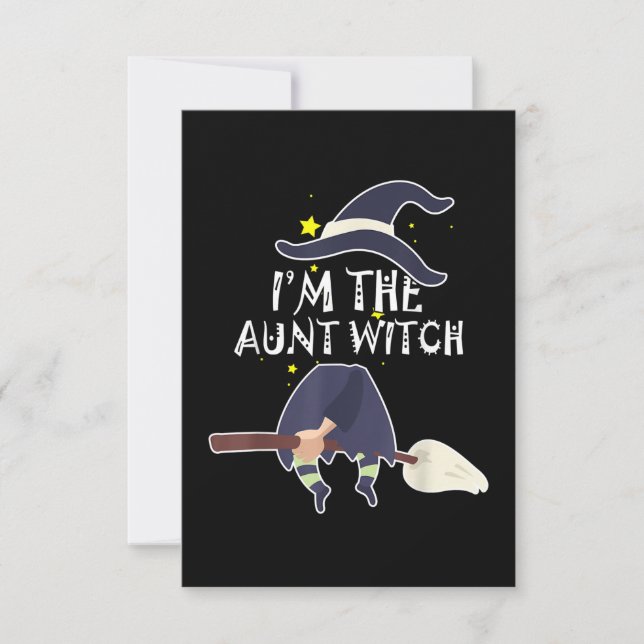 Soy La Tía Witch Halloween Regalos De Disfraces (Anverso)