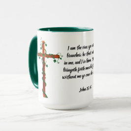 Soy la vid - taza de 15 onzas