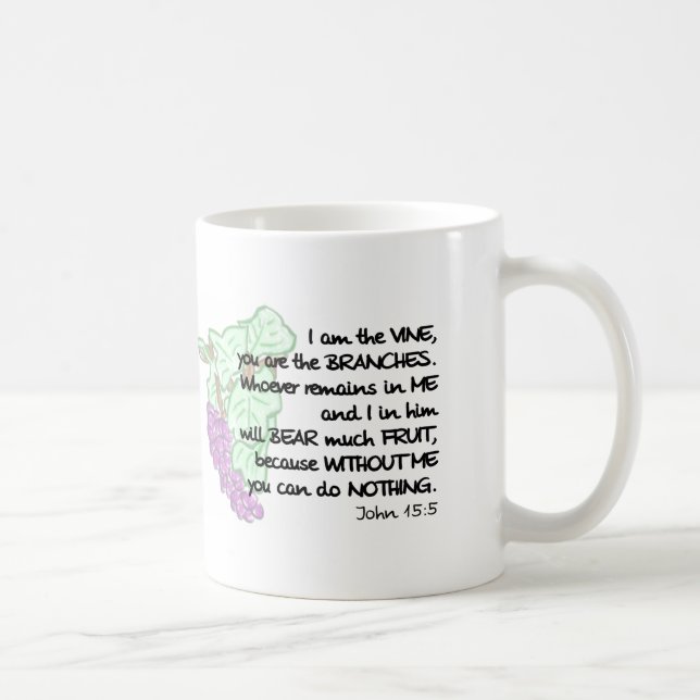 Soy la vid, usted soy las ramas… Taza (Derecha)