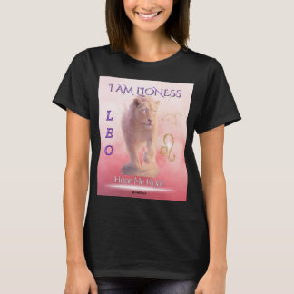 Soy LIONESS Leo Zodiac camiseta femenina