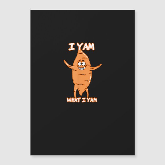 Soy lo que Soy Batata de Acción de Gracias (Anverso)