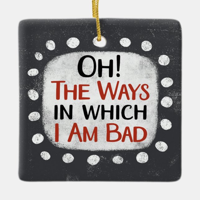 Soy Mal Ornamento (Anverso)