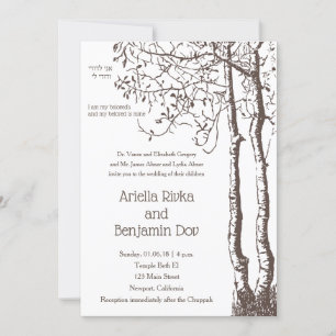 Soy mi amado en la invitación a la boda profunda