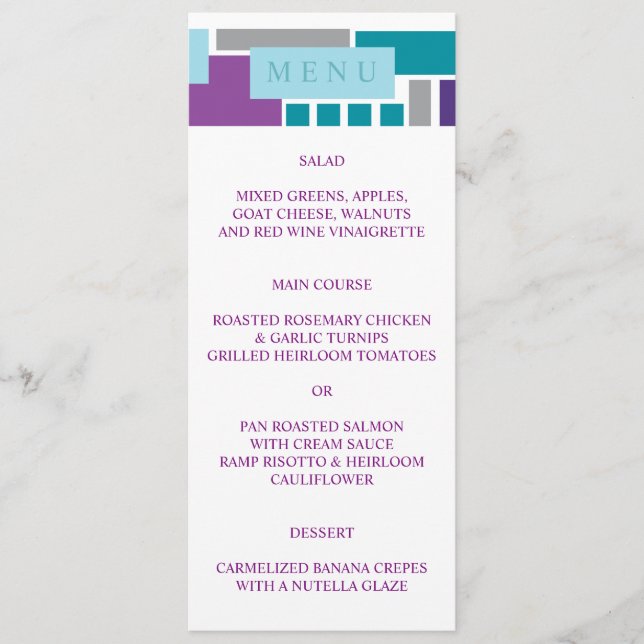 SOY MI BELOVADA Tarjeta De Menú Boda (Anverso)