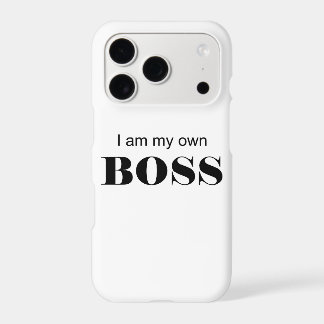 ¡Soy mi propio jefe!