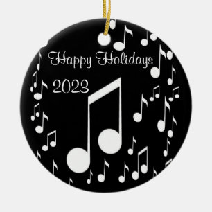 Soy música, Felices Fiestas_ Adorno de Cerámica