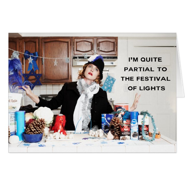 "Soy muy parcial al festival de luces " (Anverso (Horizontal))