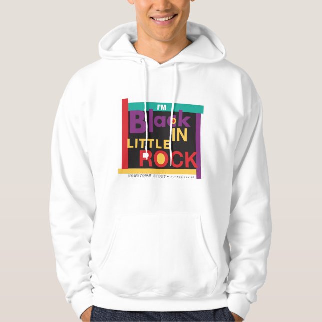 Soy negro en Little Rock sudadera de los 90 (Anverso)