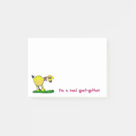 Soy notas pegajosas de un Cabra-comprador real