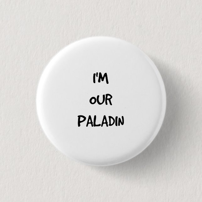 Soy nuestro botón del paladín (Anverso)