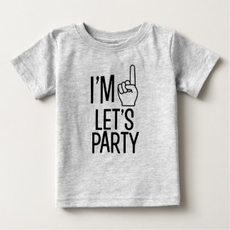 Soy One Let's Fiesta graciosa camisa de bebé