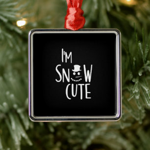 *SOY ORNAMENTO DE NIEVE CUTE* NAVIDAD