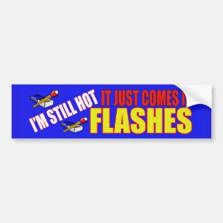 Soy pegatina para el parachoques todavía caliente