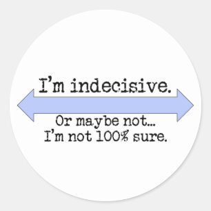 Soy Pegatinas indecisos