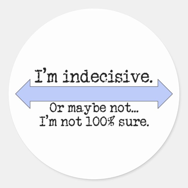 Soy Pegatinas indecisos (Anverso)