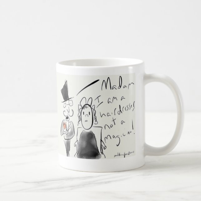 Soy peluquero no una taza del mago (Derecha)