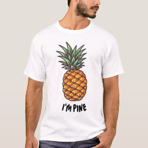 Soy Pine Camiseta Divertida de Piña Hombres Divert