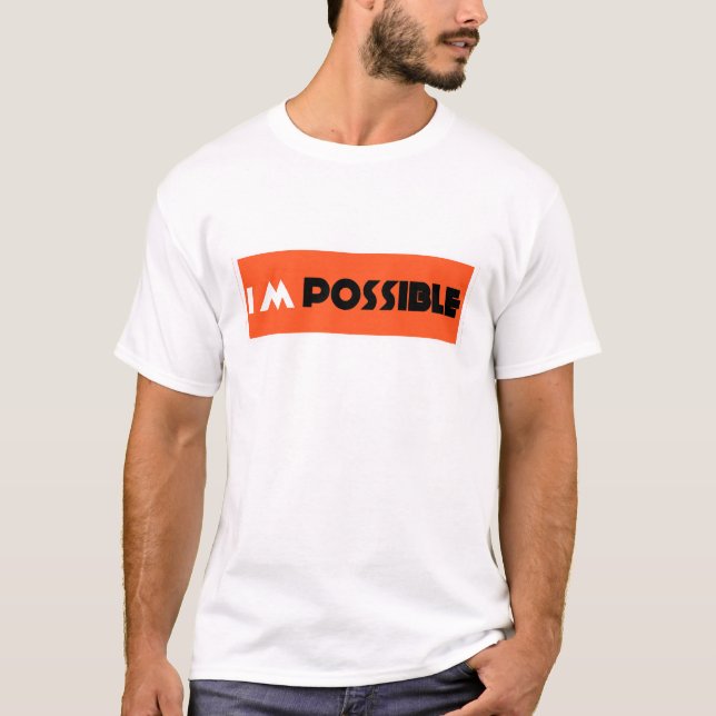 Soy posible imprimir camisetas para hombres y muje (Anverso)