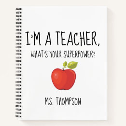 Soy profesor, ¿cuál es tu superpoder? Cuaderno