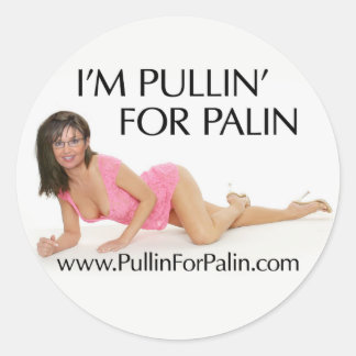 Soy Pullin para los pegatinas de Palin