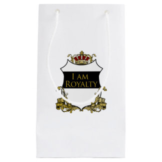 “Soy Realeza” Bolsa de Regalo Pequeña con Cresta H