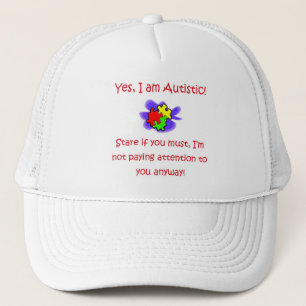 Soy sí gorra autístico